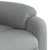 vidaXL Relaxsessel Hellgrau Stoff