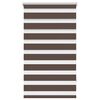 vidaXL Zebra-Rollo 70,9 x 120 cm, Stoffbreite 66,7 cm, Kaffeebraun