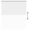 vidaXL Verdunkelungsrollo Wei&szlig; 130x130cm Stoffbreite 126,6cm Polyester