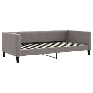 vidaXL Tagesbett Taupe 100x200 cm Stoff