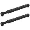 vidaXL Fu&szlig;balltischz&auml;hler 2 stk. Schwarz 30 x 2,2 x 2,9 cm HIPS