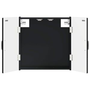 vidaXL Dartboard Schrank HOORN Schwarz 52,5 x 10,5 x 53,5 cm
