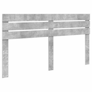 vidaXL Kopfteil Beton Grau Holzwerkstoff