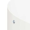 vidaXL Pflanzenring 5 pcs Wei&szlig; 120 x 120 x 20 cm Kaltgewalzter Stahl