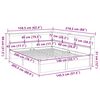 vidaXL Massivholzbett mit Regal ohne Matratze 140x200 cm Kiefernholz