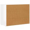 vidaXL Sideboard Hochglanz Wei&szlig; 80,5 x 35 x 59 cm Holzwerkstoff