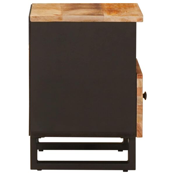 vidaXL Bettkasten Braun 40 x 33 x 46 cm Massivholz Mango