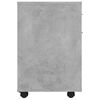 vidaXL Rollschrank Betongrau 45x38x54 cm Holzwerkstoff