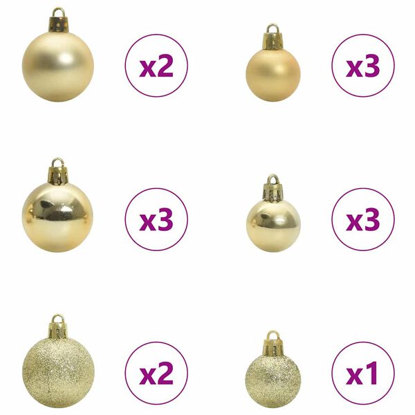 vidaXL Weihnachtsbaum mit 150 LEDs mit St&auml;nder Rosa 120 cm PVC