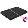 vidaXL Gummigranulat-Patiopad Schwarz 6 x 9 x 0,8 cm Gummi