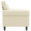 vidaXL Sessel Creme 60 cm Kunstleder