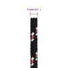 vidaXL Bootsseil Schwarz 5 mm 500 m Polypropylen