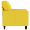 vidaXL Sessel Hellgelb 60 cm Stoff