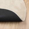 vidaXL Bereichsteppiche Oval HUARTE Beige 160 x 230 cm 100 %Polyester
