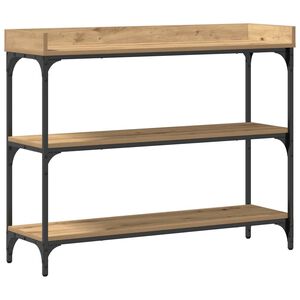 vidaXL Konsolentisch Artisan-Eiche 100 x 30 x 80 cm