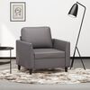 vidaXL Sessel Grau 60 cm Kunstleder