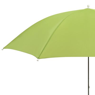 vidaXL Sonnenschirme für Campingstühle 2 Stk. Grün 105 cm