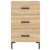 vidaXL Nachttisch Sonoma-Eiche 40x40x66 cm Holzwerkstoff