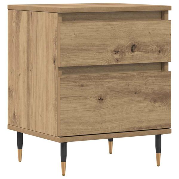 vidaXL Nachttisch Artisan-Eiche 40x35x50 cm Holzwerkstoff