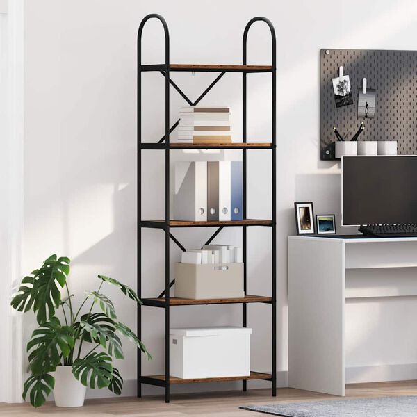vidaXL B&uuml;cherregal Altholz 60 x 30 x 183 cm Holzwerkstoff