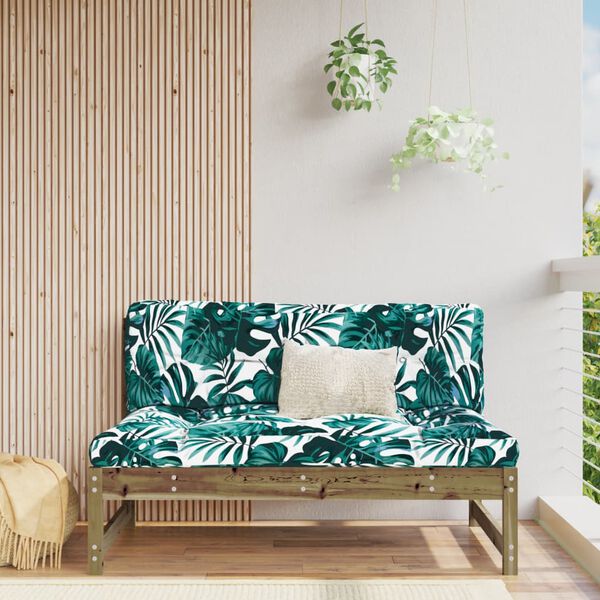 vidaXL Mittelsofa 120x80 cm Kiefernholz Impr&auml;gniert