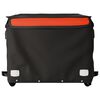 vidaXL Fahrradanh&auml;nger Schwarz und Orange 45 kg Eisen