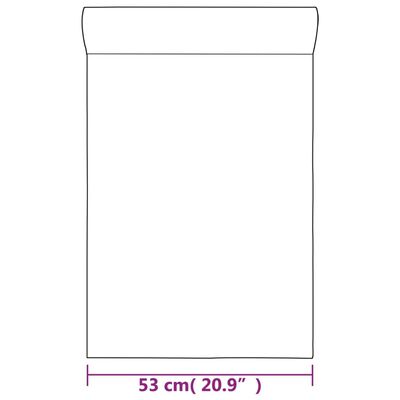 vidaXL Vliestapete 3D Backstein-Optik Braun 10x0,53 m