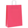 vidaXL Papiertragetaschen 250 Stk. mit Henkeln Rosa 32x12x42 cm