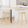 vidaXL Esszimmerst&uuml;hle 2 pcs Natur 46 x 37 x 63 cm Massives Gummiholz