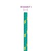 vidaXL Bootsseil Gr&uuml;n 10 mm 500 m Polypropylen
