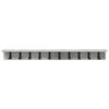 vidaXL Wandmontierter nachttisch Beton Grau 100 x 10,5 x 10,5 cm