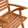 vidaXL 7-teiliges Garten-Ess-Set 201 x 100 cm Massivholz Akazie