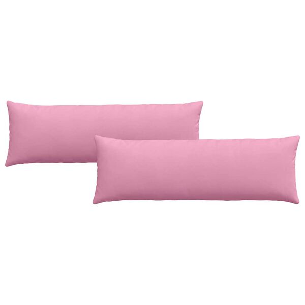 vidaXL Sofakissen 2 Stück Rosa 120 x 40 cm Stoff