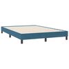 vidaXL Bettgestell ohne Matratze Dunkelblau 140x220 cm Samt