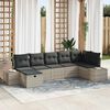 vidaXL Sofa Set mit Kissen 8 pcs Poly-Rattan