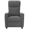 vidaXL Relaxsessel Dunkelgrau Stoff