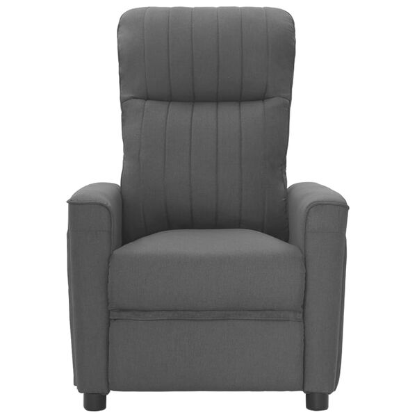vidaXL Relaxsessel Dunkelgrau Stoff