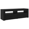 vidaXL TV-Schr&auml;nk 2 pcs Schwarz Eichen-Optik 195 x 35 x 40 cm