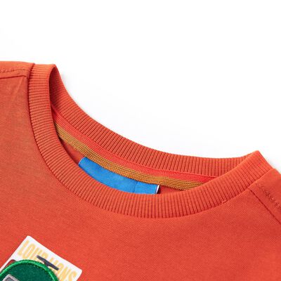 Kinder-Langarmshirt Orange 92