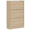 vidaXL Schuhschrank Sonoma-Eiche 63x24x103 cm Holzwerkstoff