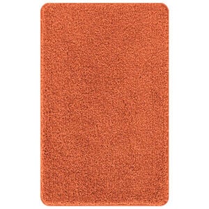 vidaXL Rutschfeste Badmatte Orange 50 x 80 cm PP