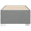 vidaXL Bettgestell ohne Matratze Hellgrau 80x200 cm Stoff