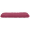 vidaXL Sitzkissen 4 pcs Weinrot 40 x 40 x 3 cm Samt