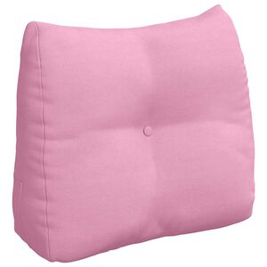 vidaXL R&uuml;cken Kissen Rosa 60 x 24 x 50 cm Stoff