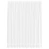 vidaXL Spitzenvorhang mit Vorh&auml;ngen Floral Wei&szlig; 220 x 300 cm Polyester