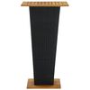 vidaXL 5-tlg. Gartenbar-Set mit Kissen Poly Rattan Schwarz