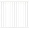 vidaXL Zaunelement Wei&szlig; 170 x 120 cm Stahl