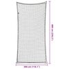 vidaXL Anh&auml;ngernetz mit Gummiseil Schwarz 6x3 m PP