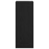 vidaXL Wandschrank Schwarz Eichen-Optik 34,5 x 34 x 90 cm