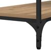vidaXL Konsolentisch Artisan-Eiche 100 x 34,5 x 75 cm Holzwerkstoff